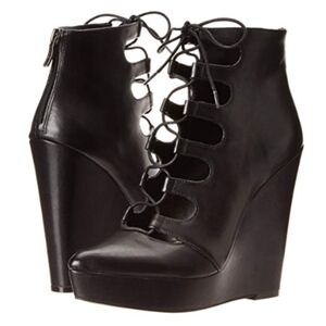 BCBG Leather Booties